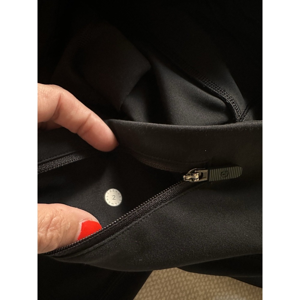 Lululemon Leggings Bundle Set of 5 Lot Black All Size 2 Cropped Mesh Back Pocket - Picture 9 of 16